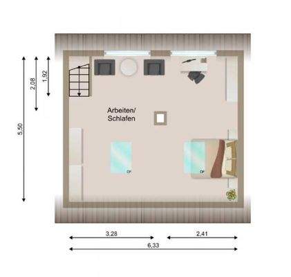 Grundriss Dachgeschoss