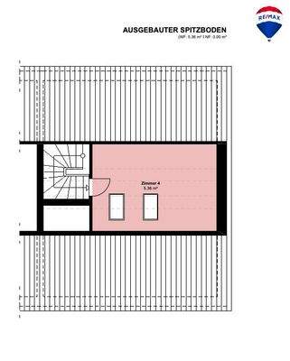 Grundriss Spitzboden