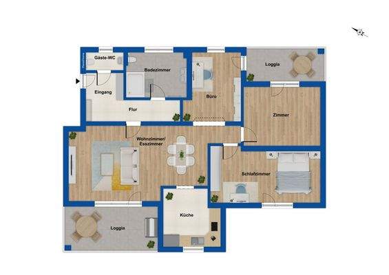 Grundriss 1. Obergeschoss