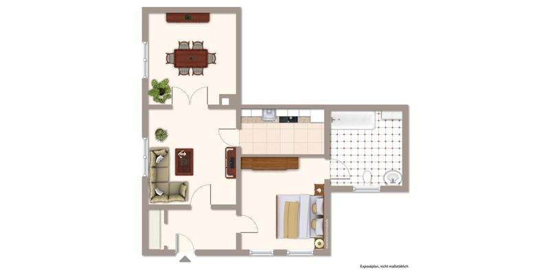 Grundriss Einliegrwohnung