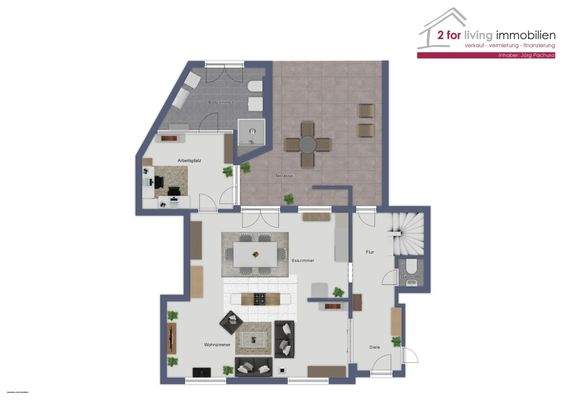 Hauptwohnung (Grundriss EG)