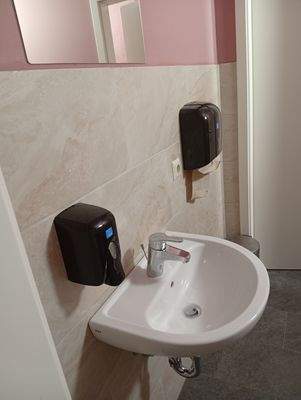 Waschbecken im Casino