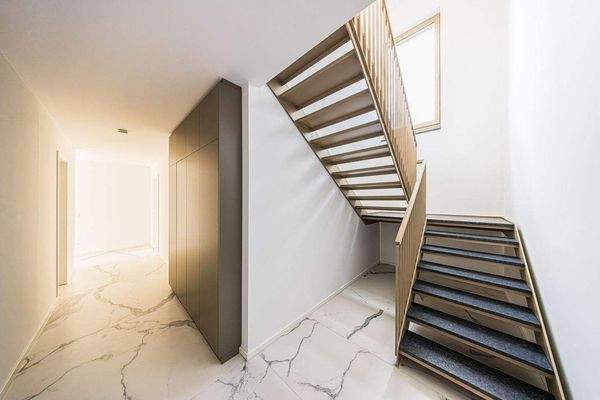 Treppe zur oberen Etage