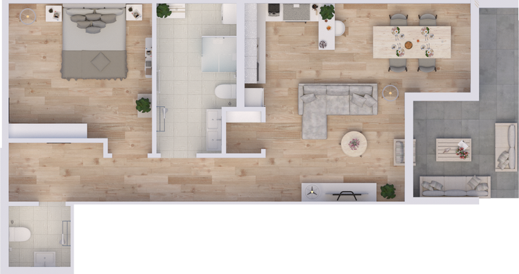 Grundriss Dachgeschoss W14