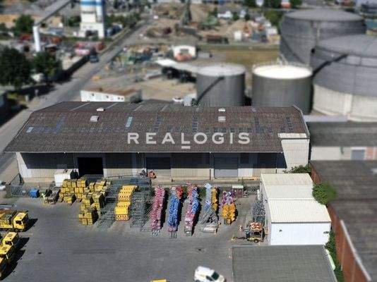 Luftansicht Hallenfläche