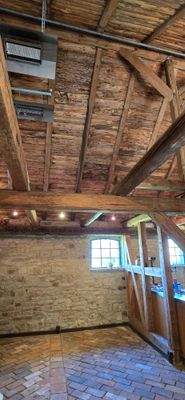 Festscheune mit Deckenheizung