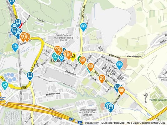 Geolyzer Kartenausschnitt