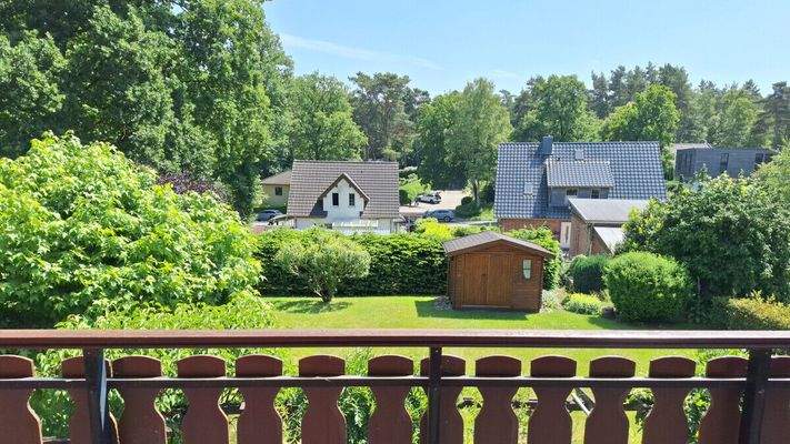 Ausblick vom Balkon