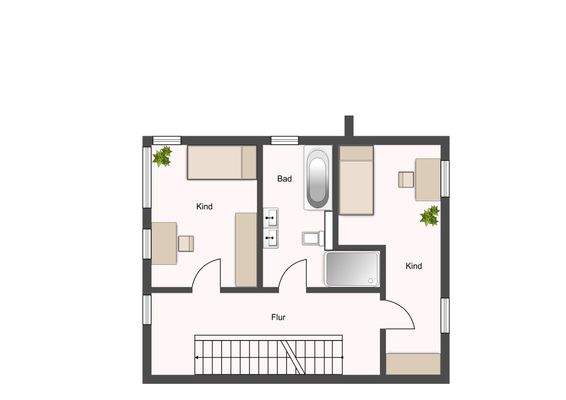 Grundriss - Obergeschoss 