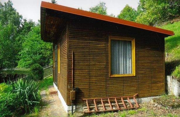 Gartenhaus Seitenansicht