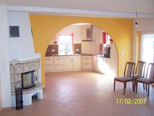 Whg.1 Wohnz. &amp; Küchenbereich 