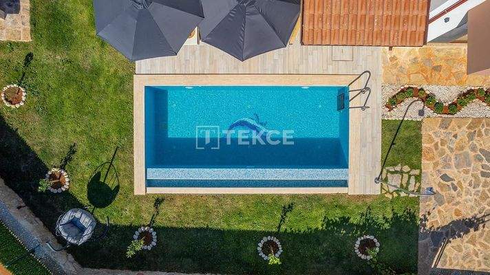 Detached Furnished Villa with Pool and Parking in Kaş Antalya
