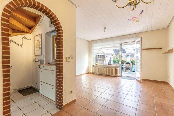 Wohnzimmer mit Terrassenzugang 