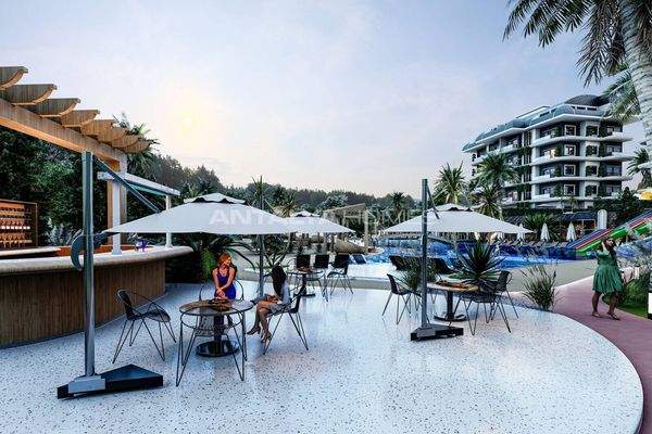 Mountain-View Flats in a Hotel-Concept Project in Kargıcak Alanya