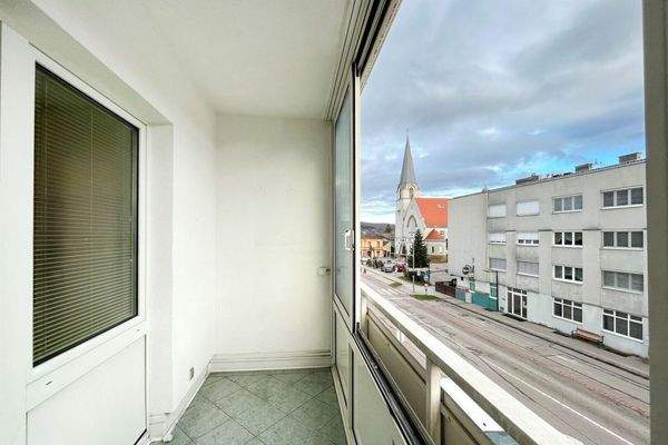 Loggia mit Blick ins Zentrum