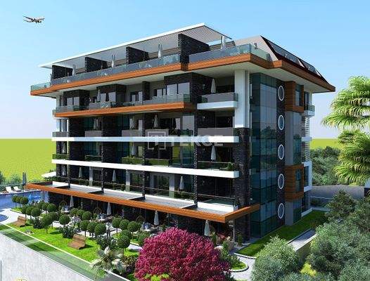 Chic Apartments 400 m from the Coast in Alanya Antalya