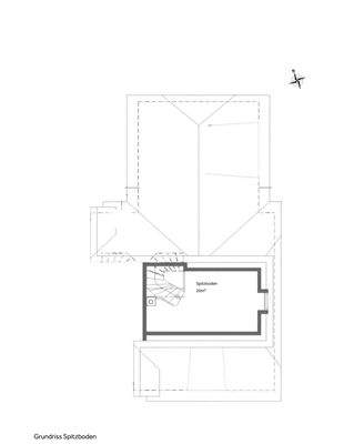 Grundriss Spitzboden