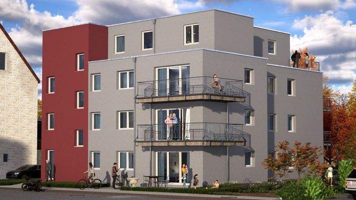 Perspektive Straße rechts Netz