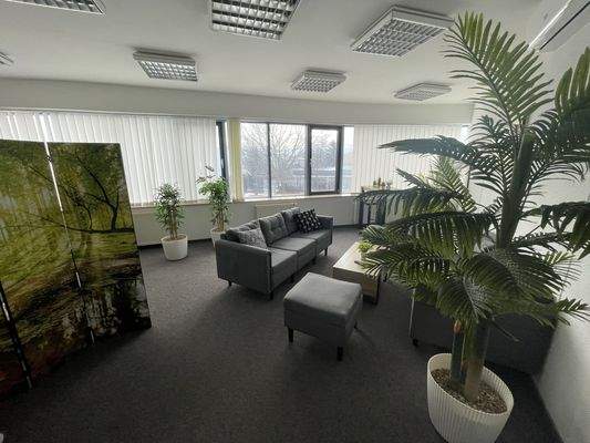 Modernes Büro mit Pflanzen