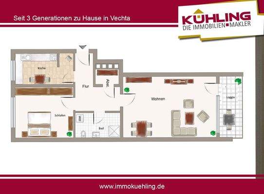 Grundriss - Abweichungen vorbehalten - 