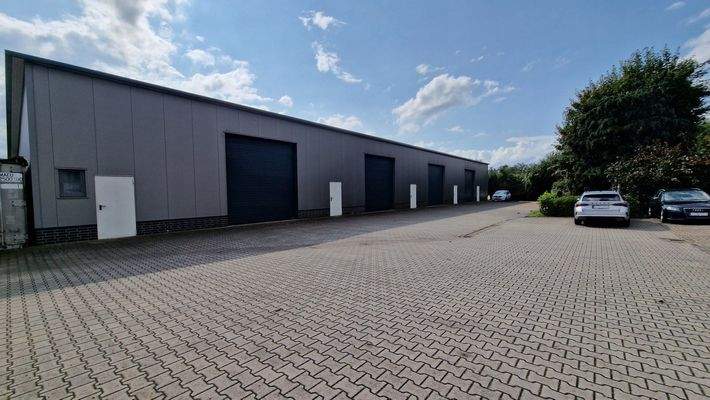 Hofansicht der Halle