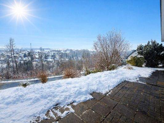 Ausblick von der Terrasse