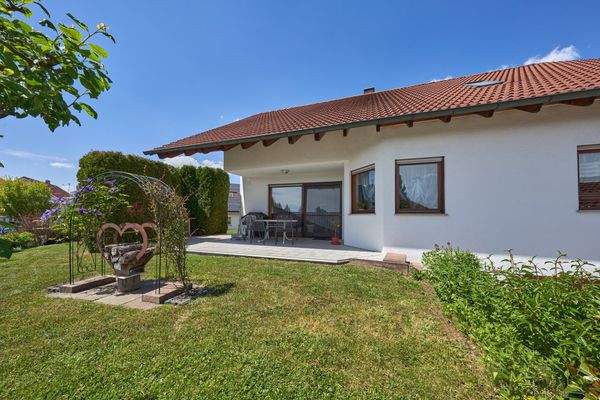 geschützte Terrasse