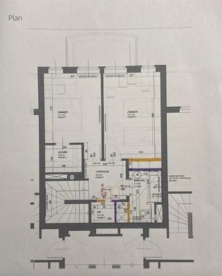 Plan Obergeschoss