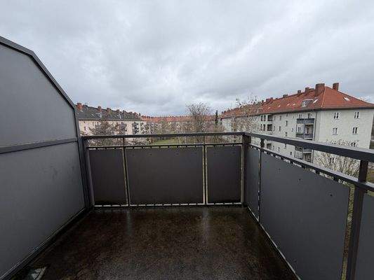 Balkon von der Küche