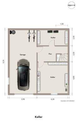 Grundriss Keller