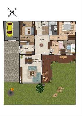 Grundriss - Erdgeschoss