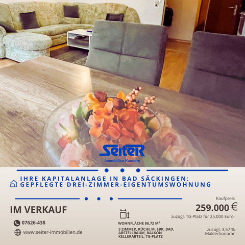Bad Säckingen Wohnungen, Bad Säckingen Wohnung kaufen