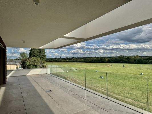 Ausblick von der Dachterrasse