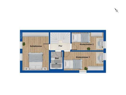 Grundriss 1. Obergeschoss 