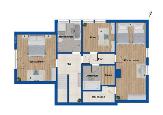 Grundriss Dachgeschoss