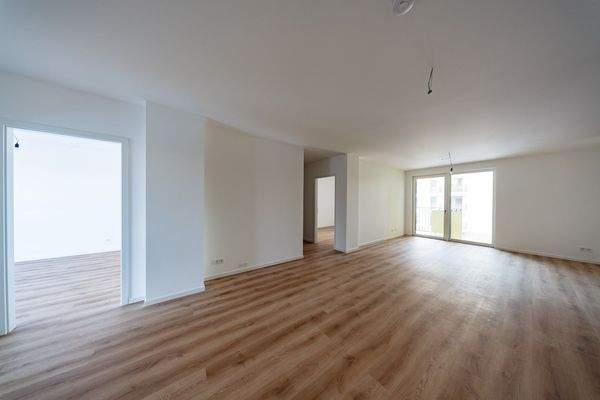 Offener Wohn- und Küchenbereich