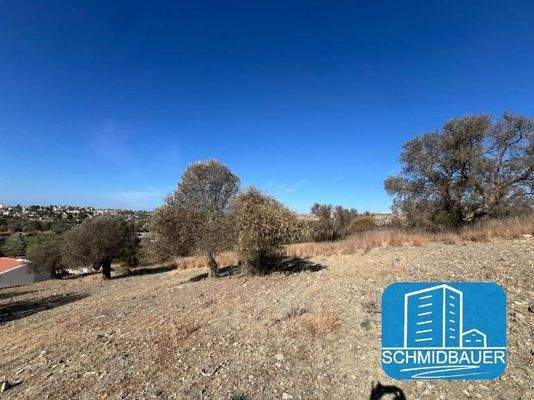 Kreta, Pitsidia: Grundstück mit Baugenehmigung für drei Luxusvillen zu verkaufen