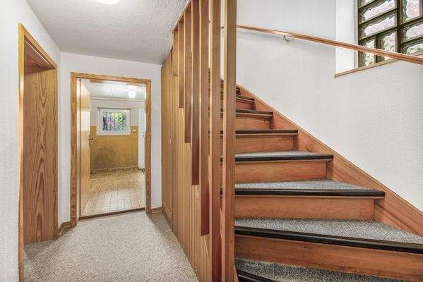 Flur im Kellergeschoss