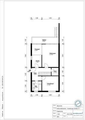 Grundriss obere Ebene