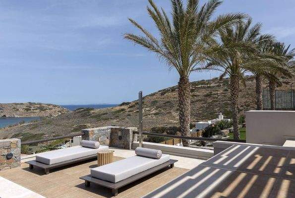 Kreta, Mochlos: Traumhafte Luxusvilla in einer ruhigen Bucht zum Verkauf