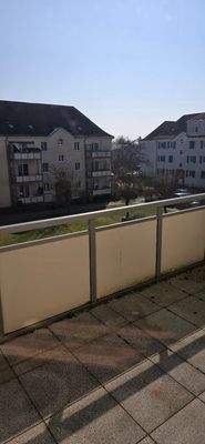 Blick vom Balkon