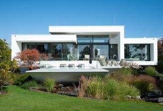 Blick aus dem Garten