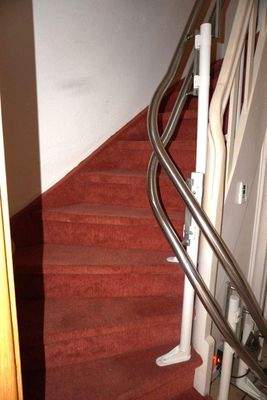 Treppe zum Obergeschoss