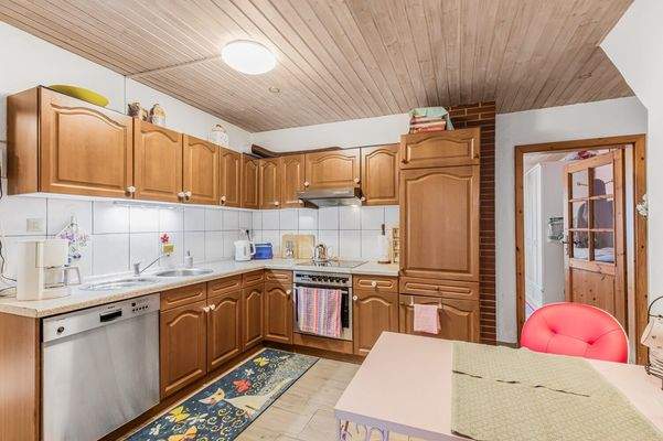 Einbauküche im Erdgeschoss