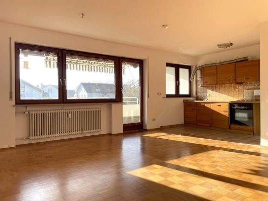 Wohnbereich und Küche