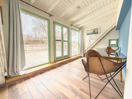 Der Zugang zu einer der Terrassen