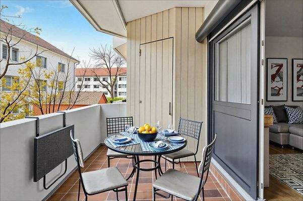 Visualisierung Balkon West