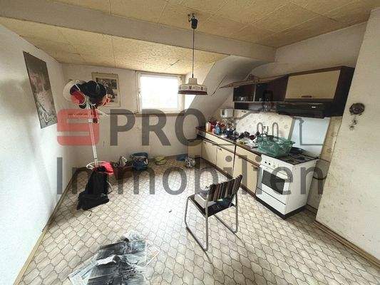 Küche im Dachgeschoss