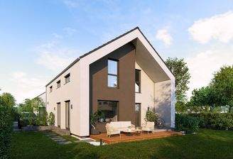 Ansicht Garten Satteldach