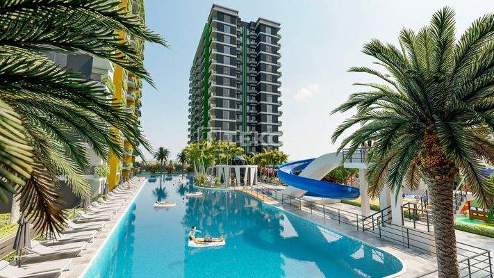 Newly-Built Flats Near the Beach in Çeşmeli Mersin